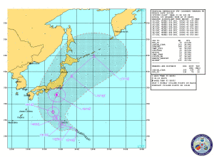 台風18号マンニィ