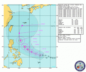 台風4号